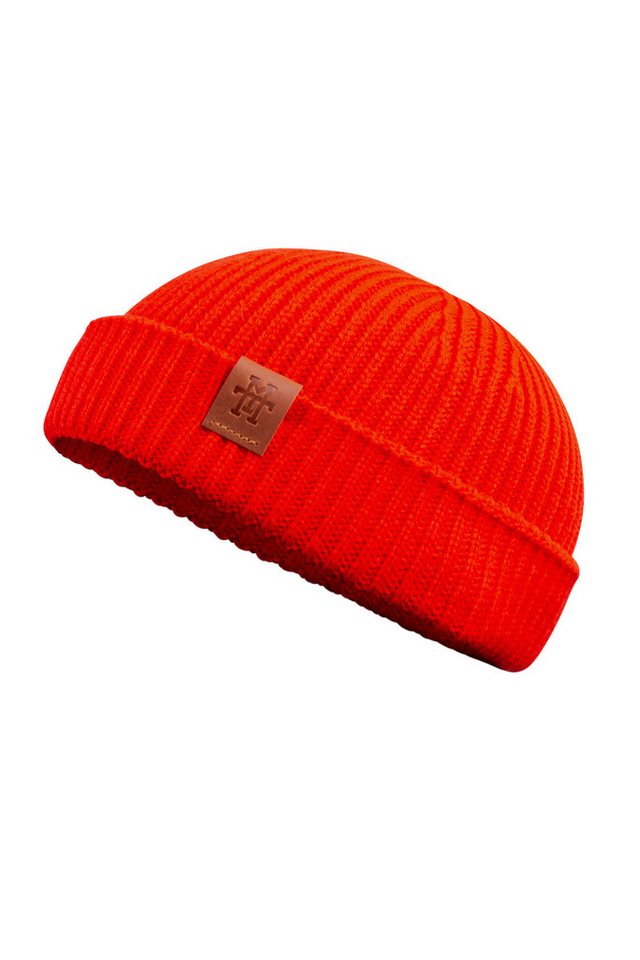 Manufaktur13 Beanie Fishermans Beanie - Strickmütze, Wintermütze, Dockermütze mit Echt-Leder Veredelung Manufaktur13 Beanie Fishermans Beanie - Strickmütze, Wintermütze, Dockermütze mit Echt-Leder Veredelung von Manufaktur13