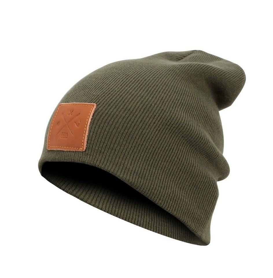 Manufaktur13 Beanie Slouch Beanie - Long Beanie, Mütze, lang, Strickmütze mit Echt-Leder/Stick Veredelung Manufaktur13 Beanie Slouch Beanie - Long Beanie, Mütze, lang, Strickmütze mit Echt-Leder/Stick Veredelung von Manufaktur13
