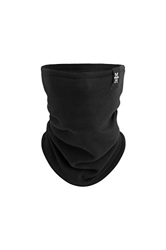 Manufaktur13 Tube Windbreaker - Halstuch in versch. Varianten, Neckwarmer, Multifunktionstuch, elastisch/dehnbar Baumwolle Schal, Dreiecktuch (Black Out) von Manufaktur13