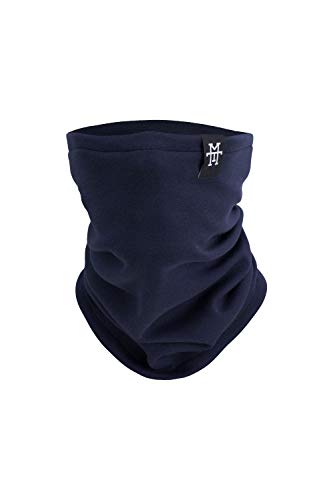 Manufaktur13 Tube Windbreaker - Halstuch in versch. Varianten, Neckwarmer, Multifunktionstuch, elastisch/dehnbar Baumwolle Schal, Dreiecktuch (Navy) von Manufaktur13