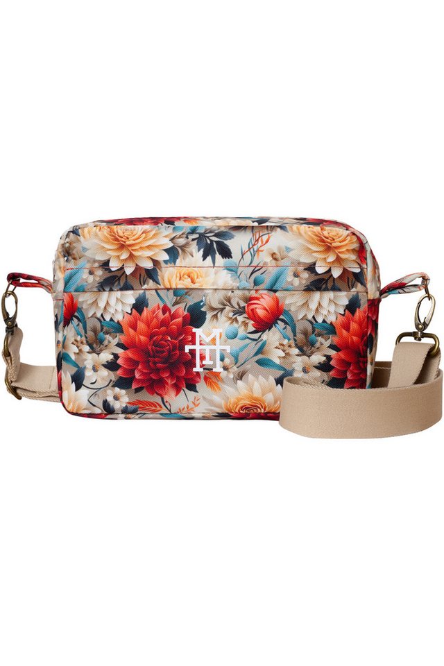 Manufaktur13 Umhängetasche Pocket Bag - Cross Body Bag, Brusttasche, Blumenmuster, Flower Pattern von Manufaktur13