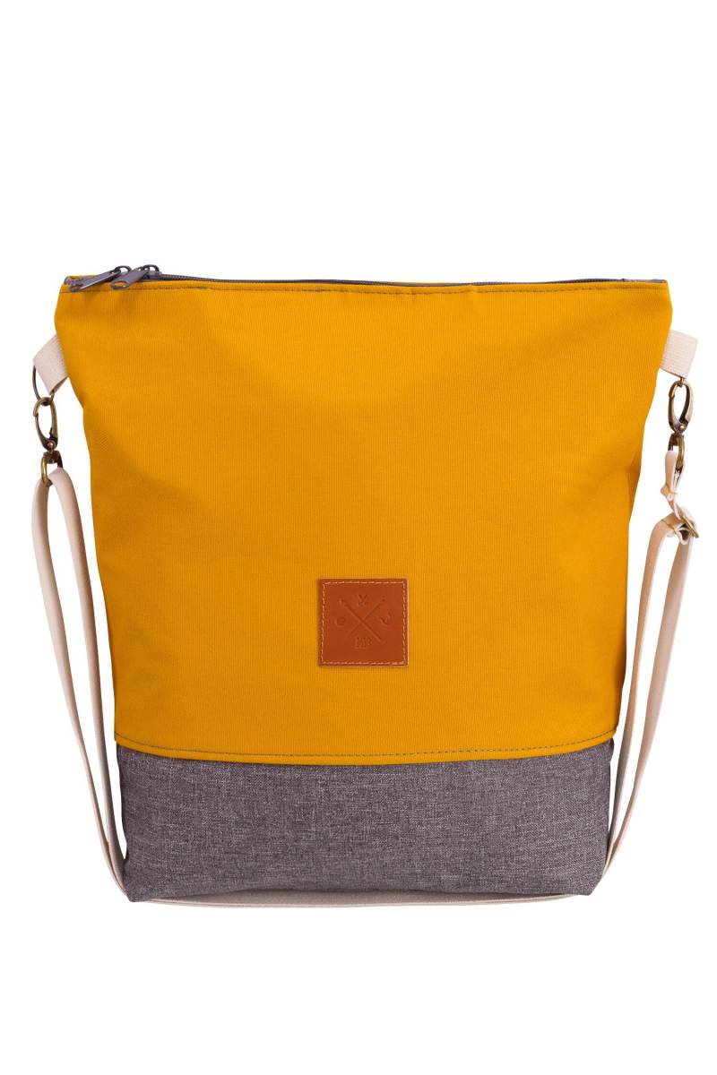 Neverfull Bag - Canvas, Schultertasche, Umhängetasche in Verschiedenen Varianten, Handtasche, Beuteltasche, Freizeittasche | Mustard Heather von Manufaktur13
