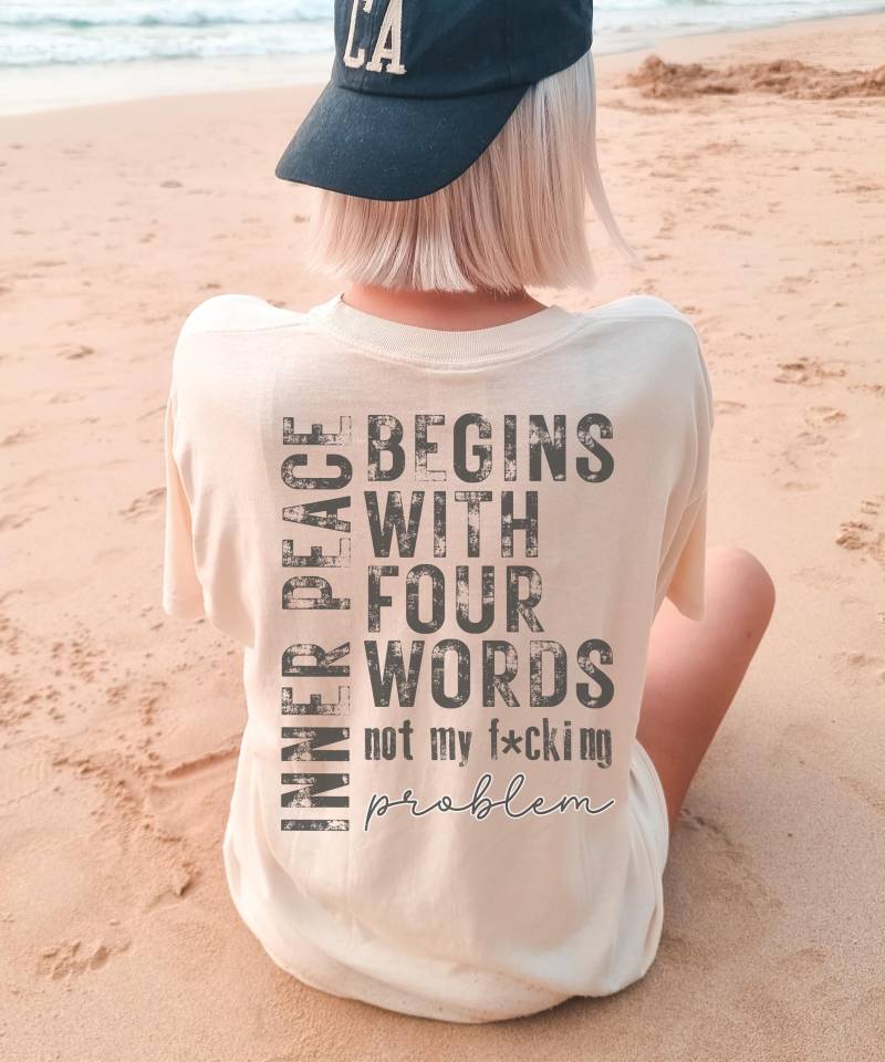 Inner Peace Shirt, Feminist Inappropriate Self Care Gift, Overstimulated Yoga Occupational Therapy, Protect Your Inner Peace Shirt, Feminist Inappropriate Self Care Gift, Overstimulated Yoga Occupational Therapy, Protect Your von Manufaktur25