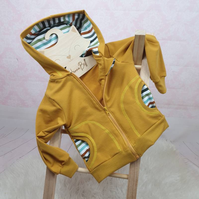 Sweatjacke | Jacke in Wunschfarben Gerne Mit Stickerei Auf Dem Rücken Viele Motive Vorhanden Gr. 56 Bis 164 Individuelle Kinderjacke von ManufakturHannaBell