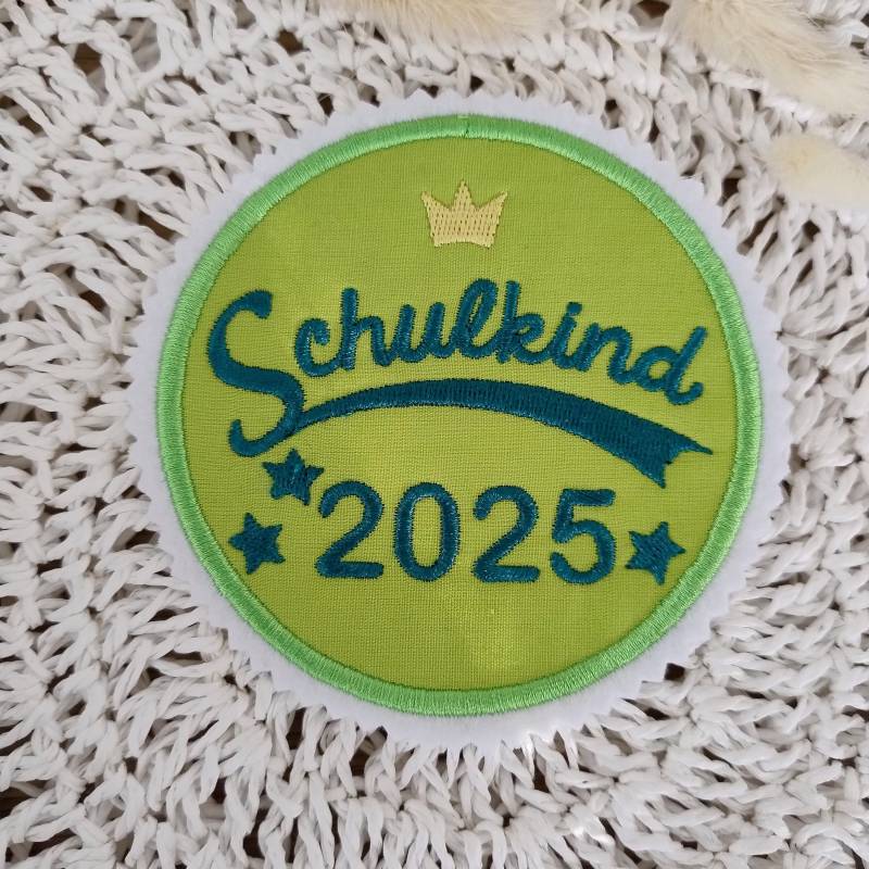 Applikation Aufnäher Bügelbild Schulkind 2025 Schultüte Applikation Aufnäher Bügelbild Schulkind 2025 Schultüte von ManufakturLittlefee