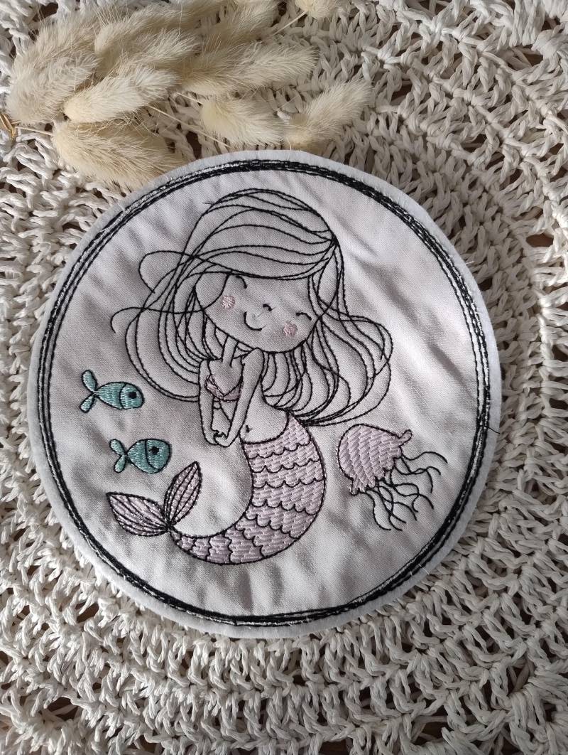 Applikation Button Meerjungfrau| Aufnäher Mermaid| Nixe| Aufnaeher Stickapplikation Applikation Button Meerjungfrau| Aufnäher Mermaid| Nixe| Aufnaeher Stickapplikation von ManufakturLittlefee