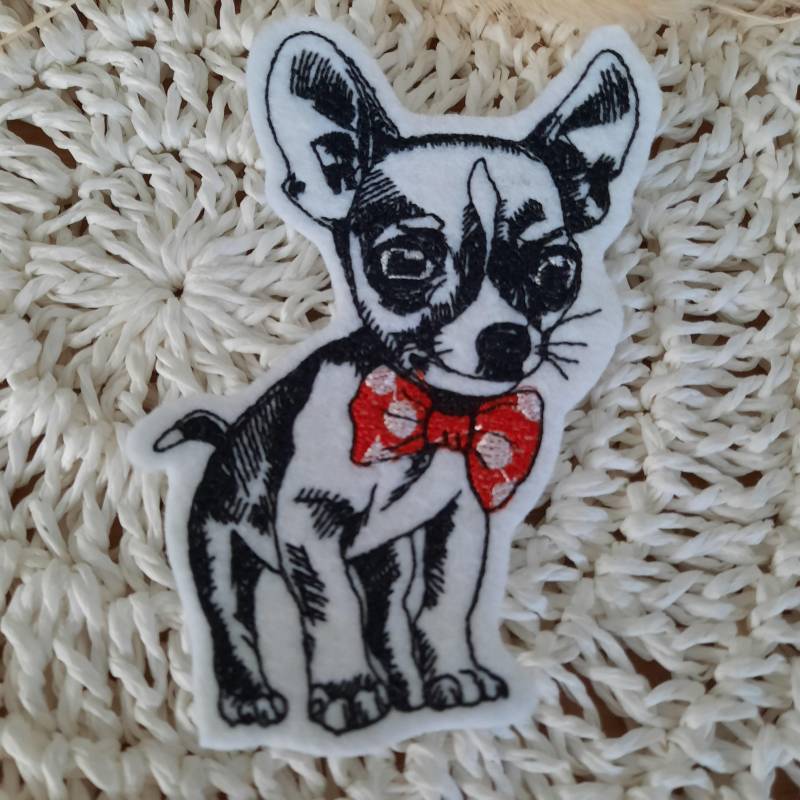 Applikation Chihuahua | Aufnäher Hund Bügelbild Applikation Chihuahua | Aufnäher Hund Bügelbild von ManufakturLittlefee