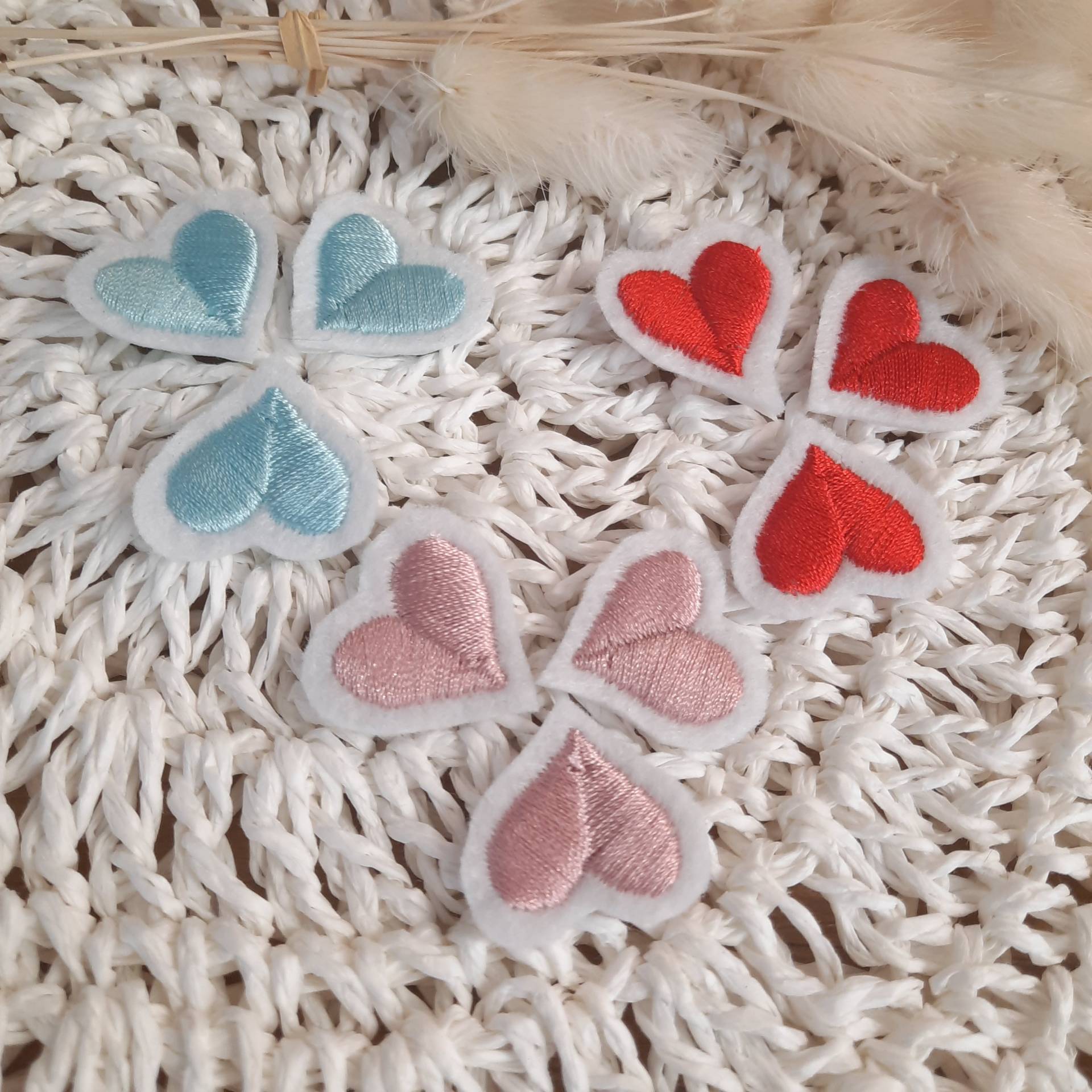 Applikation Mini Herzchen 3Er Set | Miniherz| Einschulung Bügelbild Herz| Miniherzen Applikation Mini Herzchen 3Er Set | Miniherz| Einschulung Bügelbild Herz| Miniherzen von ManufakturLittlefee