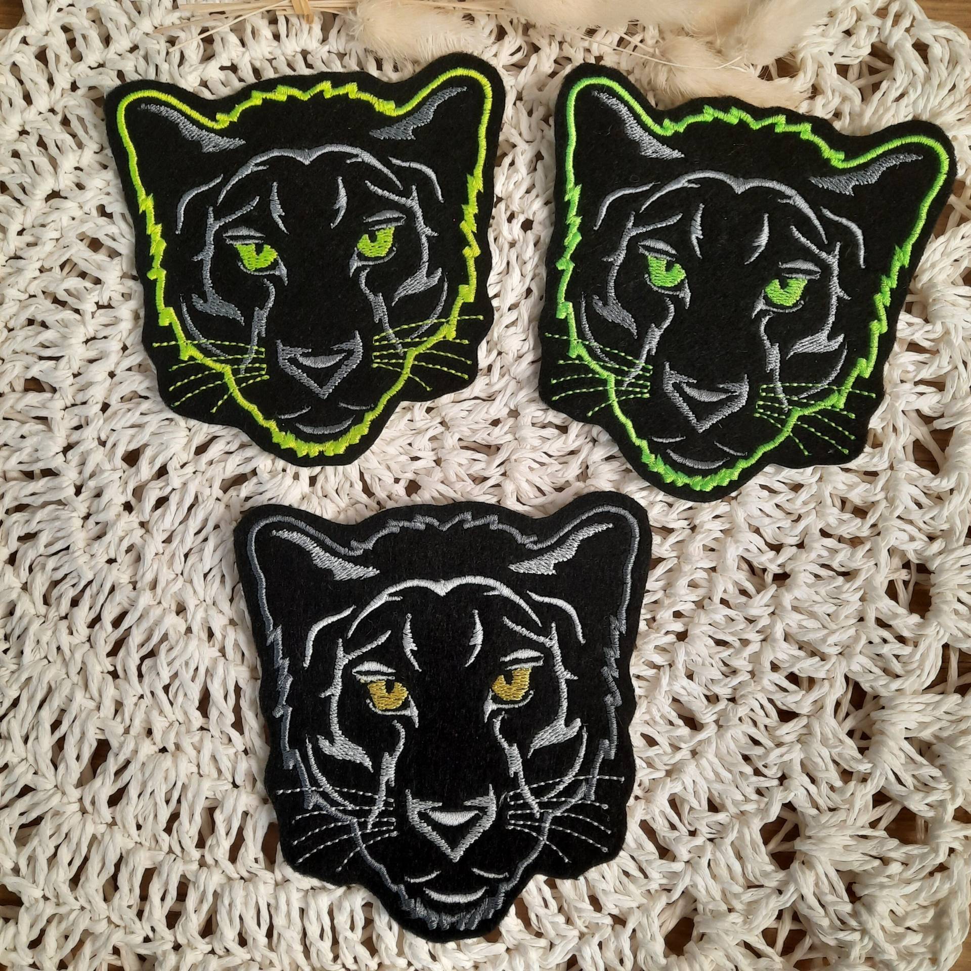 Applikation Panther | Schultüte Black Einschulung Applikation Panther | Schultüte Black Einschulung von ManufakturLittlefee
