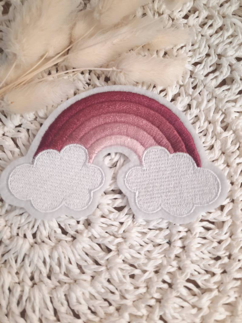 Applikation Regenbogen | Aufnäher Bügelbild Schultüte Einschulung Applikation Regenbogen | Aufnäher Bügelbild Schultüte Einschulung von ManufakturLittlefee