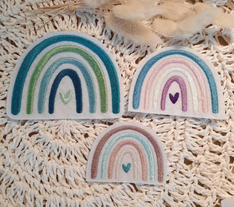 Applikation Regenbogen | Aufnäher Bunt Boho Applikation Regenbogen | Aufnäher Bunt Boho von ManufakturLittlefee