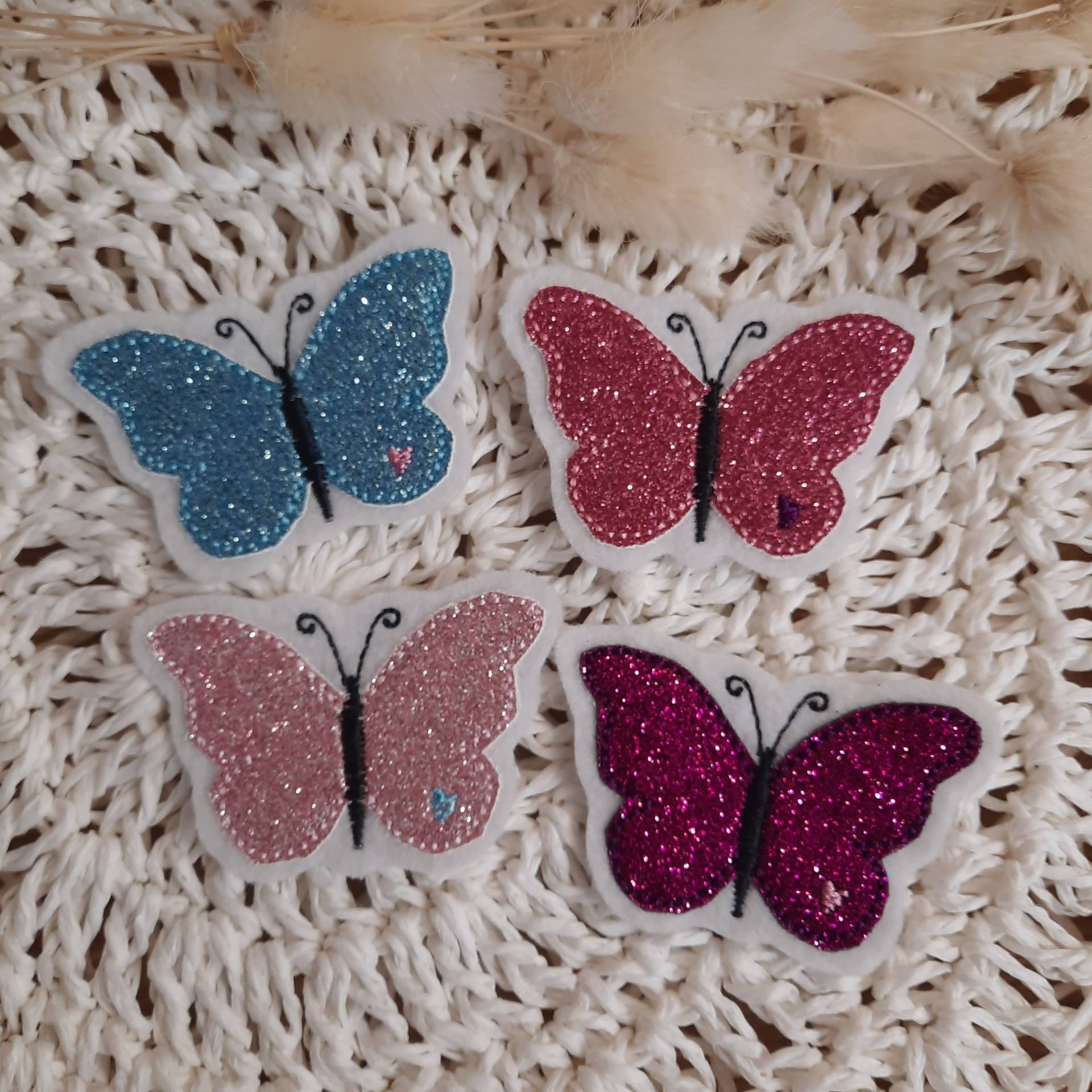 Applikation Schmetterling| Glitzer Flügel | Aufnäher Schmetterling Applikation Schmetterling| Glitzer Flügel | Aufnäher Schmetterling von ManufakturLittlefee