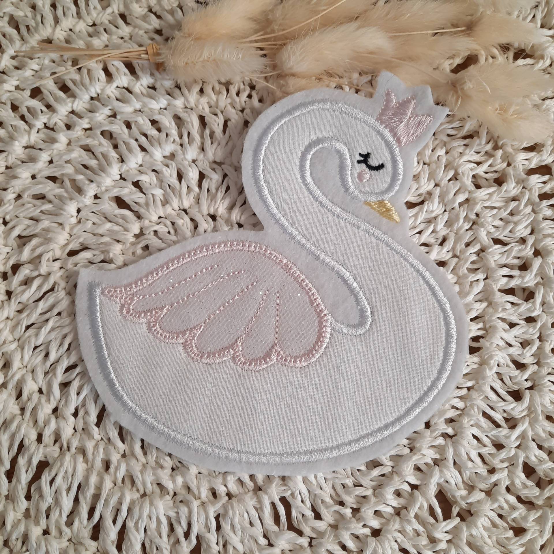 Applikation Schwan | Schultüte Schwan| Mit Glitzer Tüll Einschulung Applikation Schwan | Schultüte Schwan| Mit Glitzer Tüll Einschulung von ManufakturLittlefee