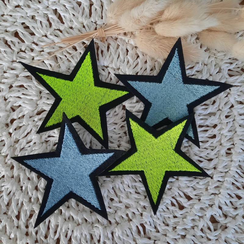 Applikation Stern | Aufnäher Sterne| Xxl 6cm Bügelbild Auswahl Aus 30 Farben Applikation Stern | Aufnäher Sterne| Xxl 6cm Bügelbild Auswahl Aus 30 Farben von ManufakturLittlefee