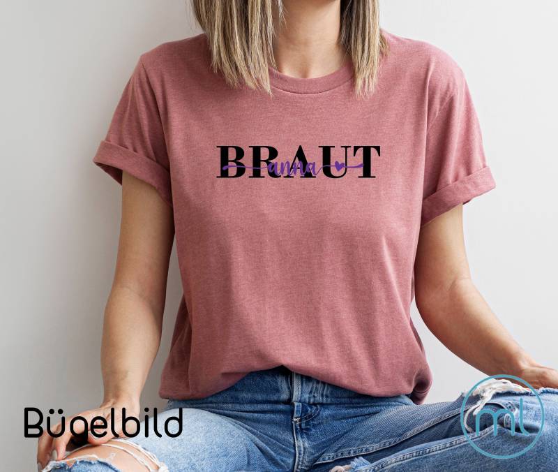 Bügelbild Braut | Team Wedding Jga |Team Hochzeit Bügelbild Braut | Team Wedding Jga |Team Hochzeit von ManufakturLittlefee