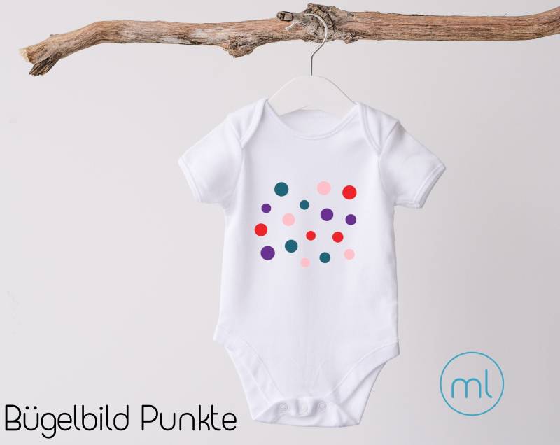Bügelbild Punkte | Flexmotiv Konfetti Punkte| 24Er Set Bügelbild Punkte | Flexmotiv Konfetti Punkte| 24Er Set von ManufakturLittlefee