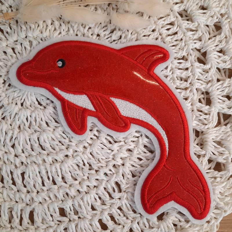 Große Delfin Applikation| Stickapplikation | Delfine Bügelbild Xxl Große Delfin Applikation| Stickapplikation | Delfine Bügelbild Xxl von ManufakturLittlefee