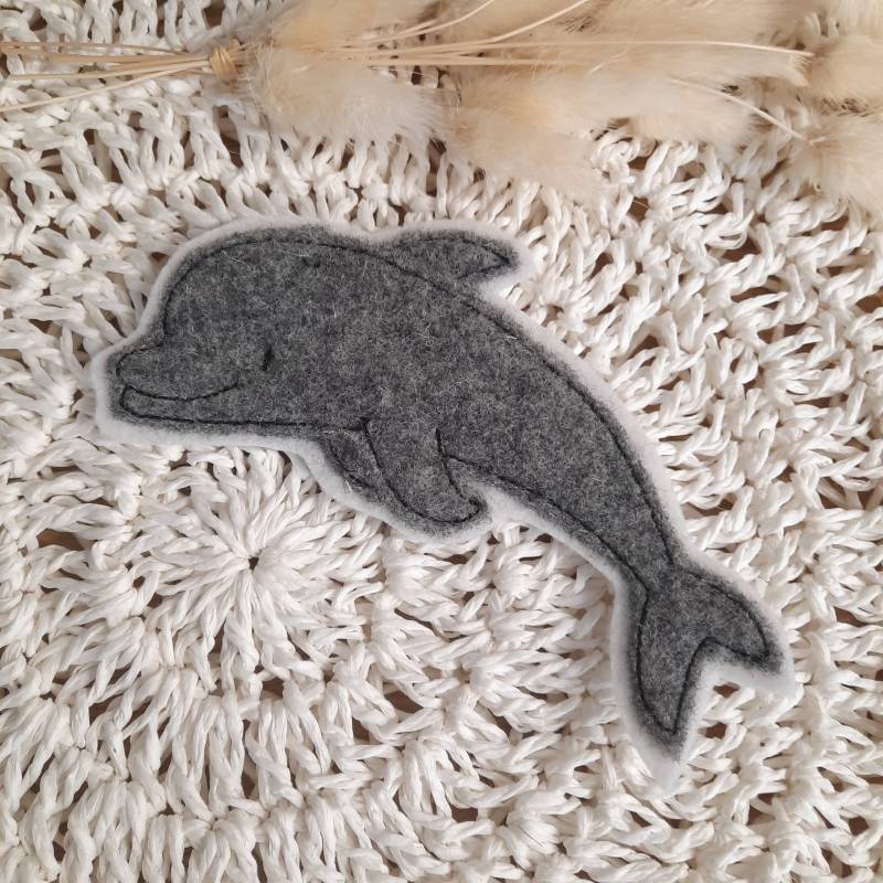 Große Delfin Applikation| Stickapplikation | Delfine Bügelbild in 2 Größen Große Delfin Applikation| Stickapplikation | Delfine Bügelbild in 2 Größen von ManufakturLittlefee