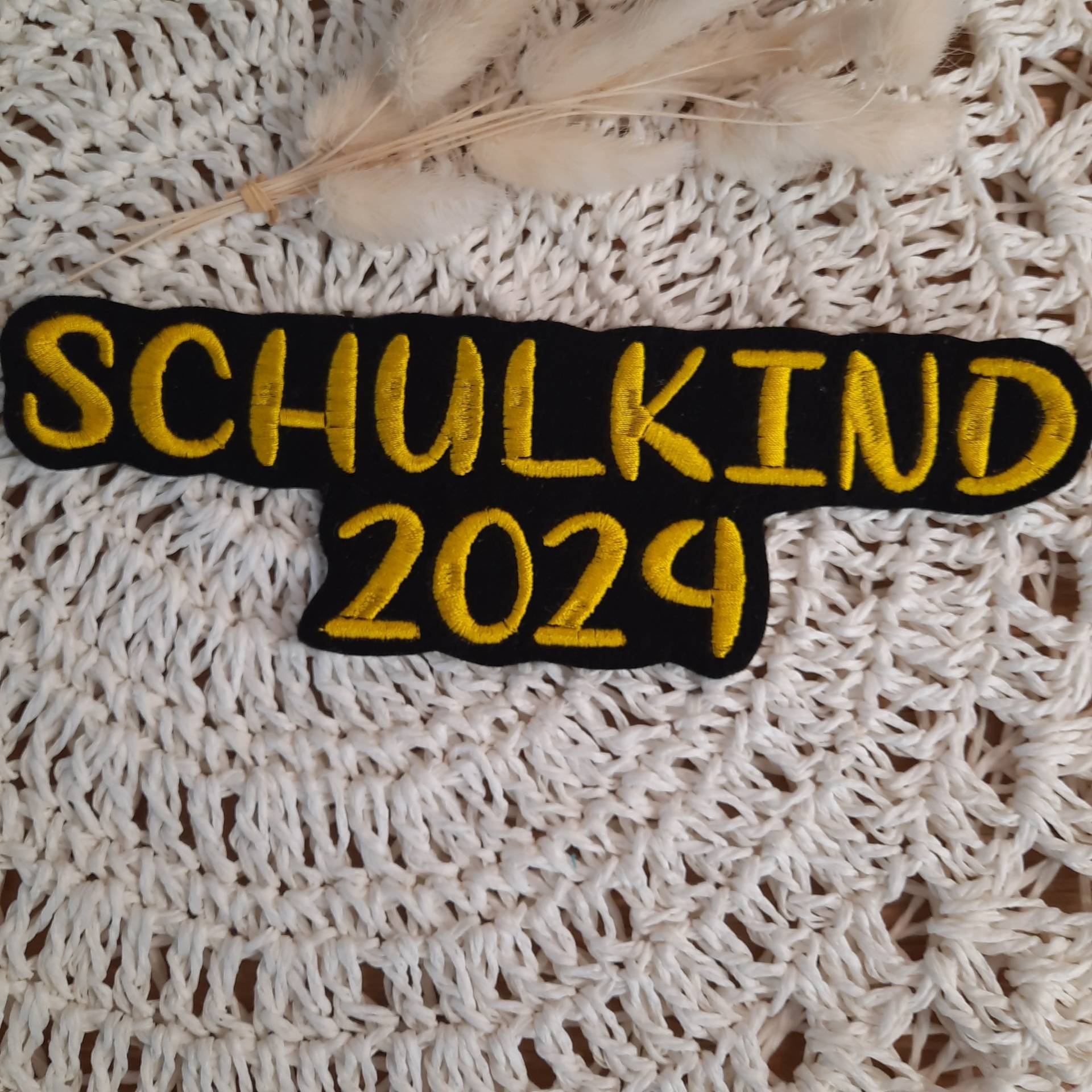 Schriftzug Schulkind | Namenszug 2025 Applikation Schultüte Aufnäher Einschulung| Schrift 1S Schriftzug Schulkind | Namenszug 2025 Applikation Schultüte Aufnäher Einschulung| Schrift 1S von ManufakturLittlefee