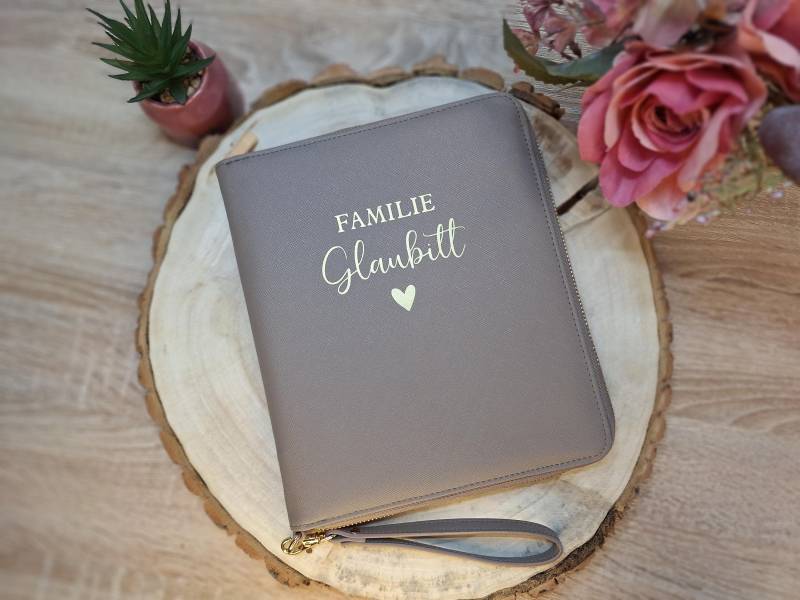 Personalisierter Organizer Für Die Familie | Reiseplaner U-Heft I Passhülle Familien Geschenk Mama Reisemappe von ManufakturbySarah