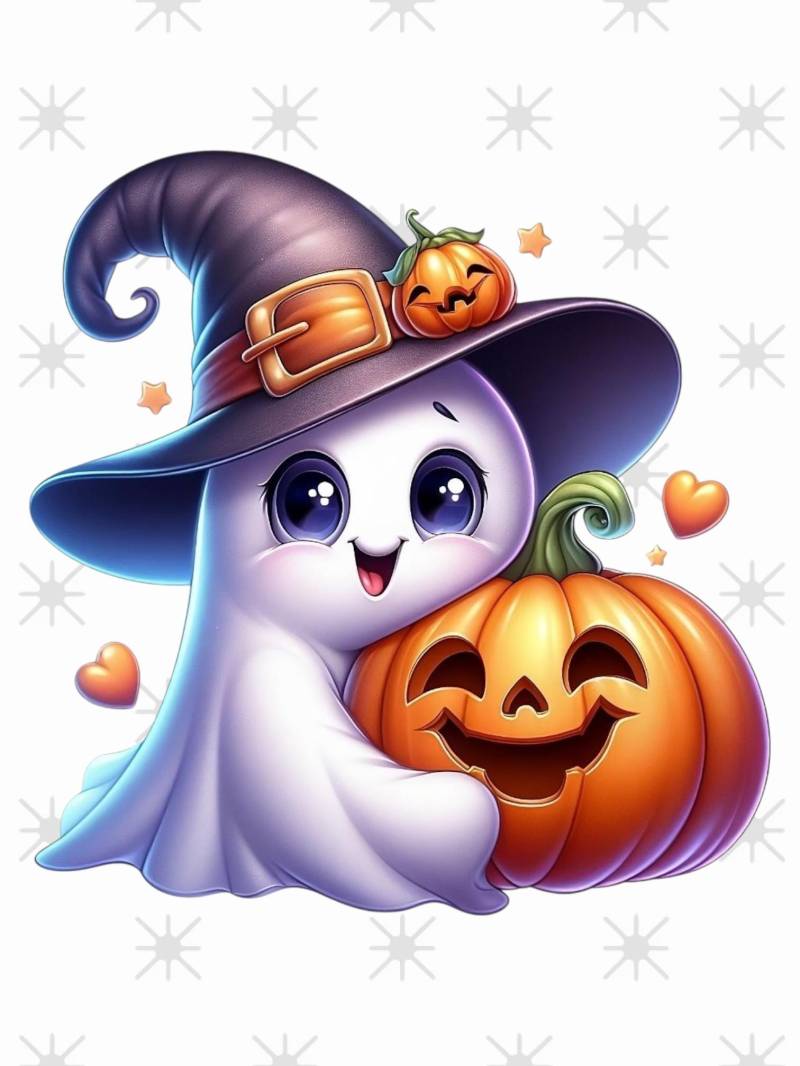 Bügelbild Halloween Gespenst Kürbis #1 Bügelbild Halloween Gespenst Kürbis #1 von ManusStoffzauber