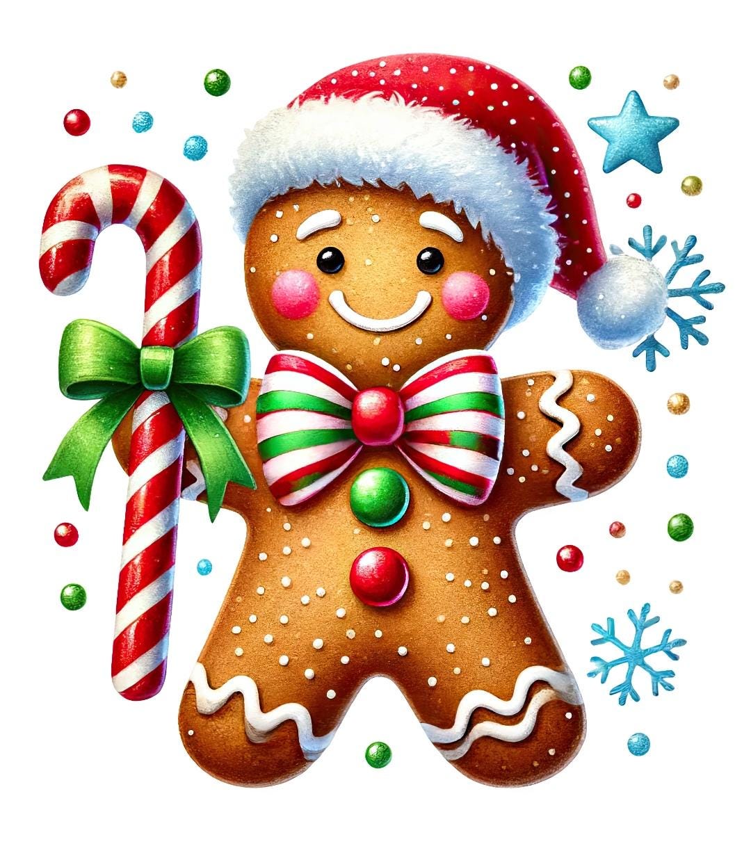 Bügelbild Lebkuchenmann #2 von ManusStoffzauber