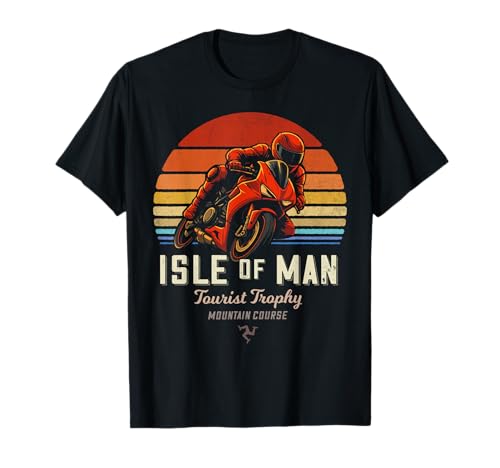 Retro Isle of Man TT Races Vintage Racing Motorrad Race T-Shirt Retro Isle of Man TT Races Vintage Racing Motorrad Race T-Shirt von Manx Motorcycle Races Retro Biker Birthday Fathers
