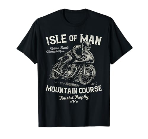 Retro Isle of Man TT Races Vintage Racing Motorrad Race T-Shirt Retro Isle of Man TT Races Vintage Racing Motorrad Race T-Shirt von Manx Motorcycle Races Retro Biker Birthday Fathers