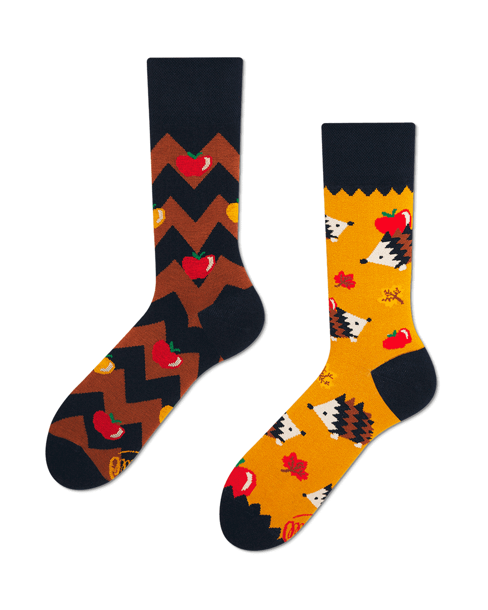 Igelsocken - Apple Hedgehog von Many Mornings