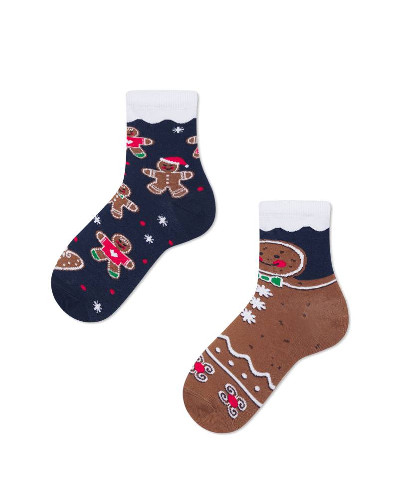 "Lebkuchenmann Kinder Socken " - Cookie Christmas Kids von Many Mornings