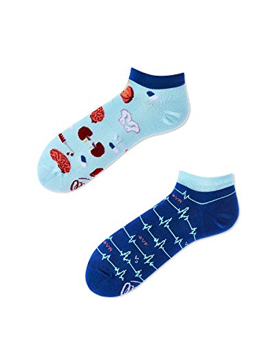 Many Mornings - Dr. Sock low, sneaker Socken - mismatched (35-38) von Many Mornings