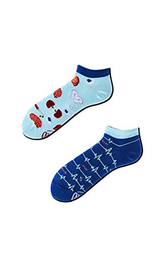 Many Mornings Unisex DR Low Mismatched Socken, Multicolor, 39-42 von Many Mornings