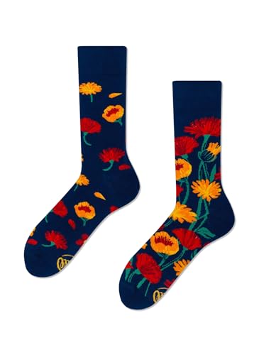 Many Mornings FLOWER POWER NAVY-39-42 von Many Mornings