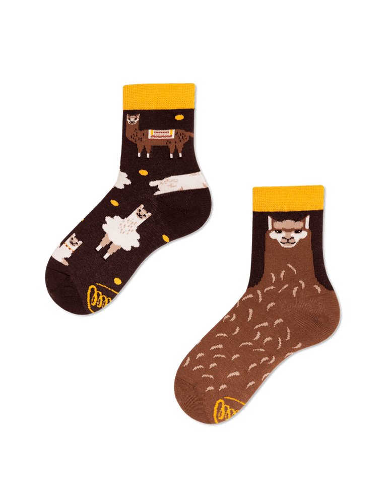 Many Mornings Freizeitsocken Many Mornings Kids Fluffy Alpaka (1 Paar, 1-Paar, 1 Paar) immer ein dismatching Paar von Many Mornings