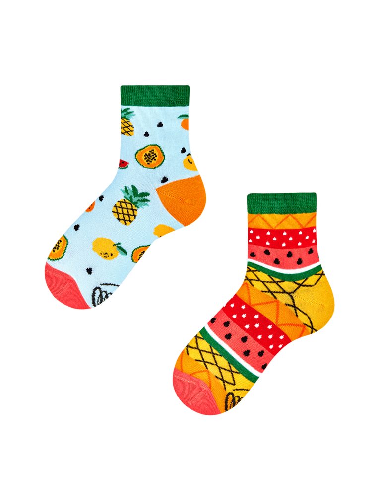 Many Mornings Freizeitsocken Many Mornings Kids Tutti Frutti (1 Paar, 1-Paar, 1 Paar) immer ein dismatching Paar von Many Mornings