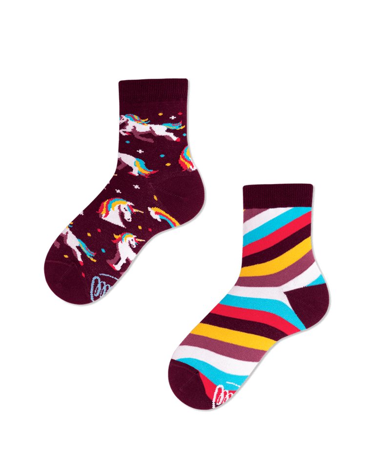 Many Mornings Freizeitsocken Many Mornings Kids the Unicorn (1 Paar, 1-Paar, 1 Paar) immer ein dismatching Paar von Many Mornings