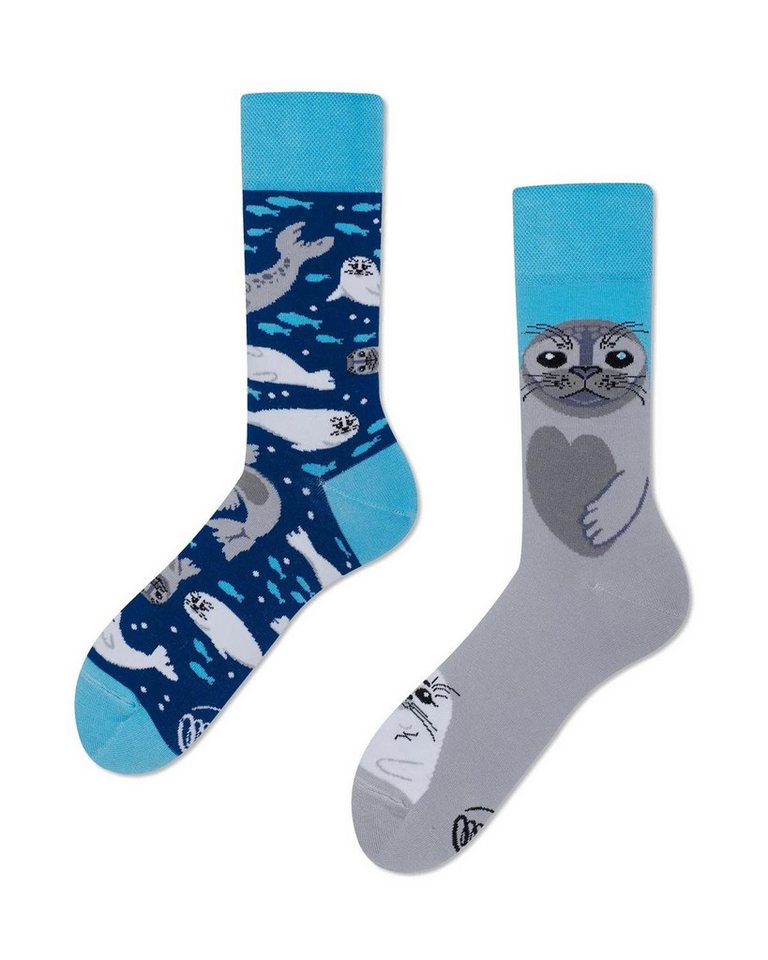 Many Mornings Freizeitsocken "SAVE THE SEALS" 43-46 von Many Mornings