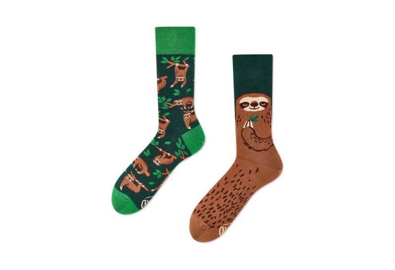 Many Mornings Freizeitsocken Sloth Life Many Mornings Socken mit Faultieren in 39-42 im Paar von Many Mornings