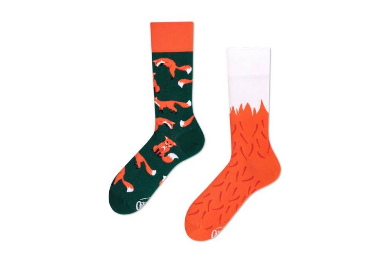 Many Mornings Freizeitsocken The Red Fox Many Mornings Socken mit Füchsen in 39-42 im Paar von Many Mornings