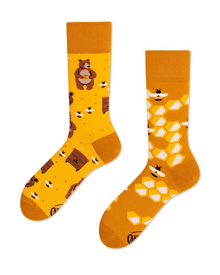 Many Mornings Freizeitsocken "HONEY BEAR" 35-38 von Many Mornings