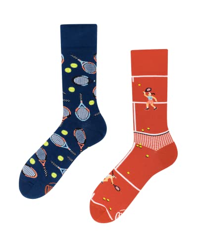 Many Mornings - Grand Slam - Mismatched Socken - Tennis (35-38) von Many Mornings