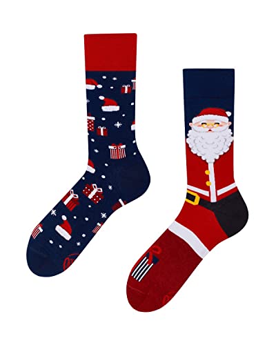 Many Mornings - Mismatched Socks -Santa/Weihnachtsmann Gr. 35-38 von Many Mornings