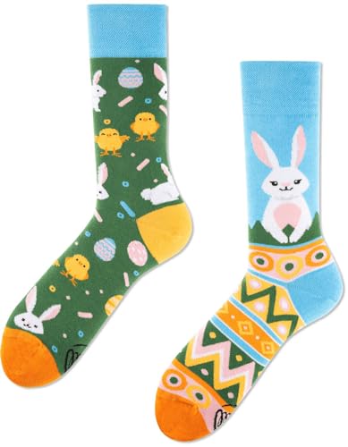 Many Mornings Osterhase Socken - Geschenk Ostersocken Ei und Oster Hase (Osterhase 35-38) von Many Mornings