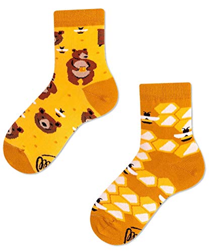 Many Mornings Socken Kinder - Honey Bear Kids Honigbär (27-30 Kids) von Many Mornings