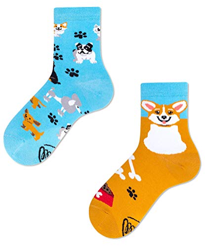 Many Mornings Socken Kinder - Playful Dog Kids - Hund (27-30 Kids) von Many Mornings