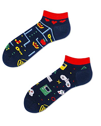 Many Mornings Socken Low unisex Knöchelsocken Game Over (43-46) von Many Mornings