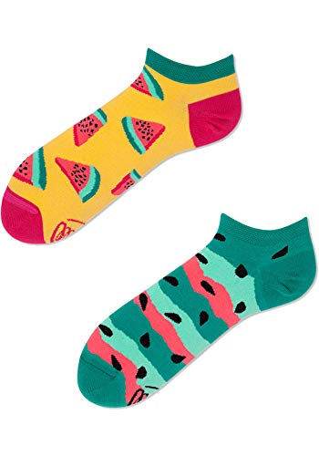 Many Mornings Socken Low unisex Sneakersocken Knöchelsocken Watermelon Splash (43-46 WS) von Many Mornings