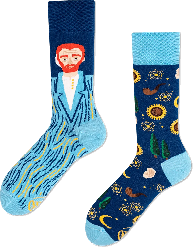 Many Mornings Socken Van Gogh - Größe 39-42 von Many Mornings