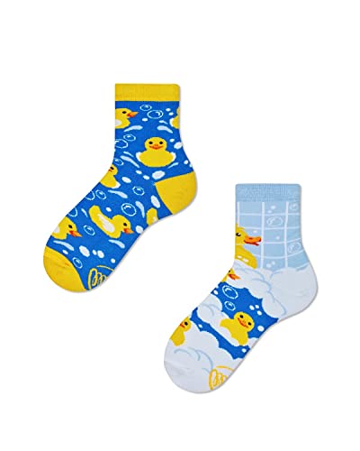 Many Mornings Unisex Kinder Bath Ducks Kids Mismatched Socken, Multi-Color, 23-26 von Many Mornings