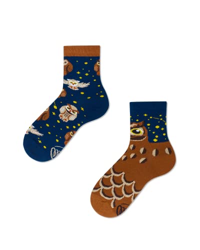 Many Mornings Unisex Kids OWLY Moly Mismatched Socken, Multi-Color, 23-26 von Many Mornings